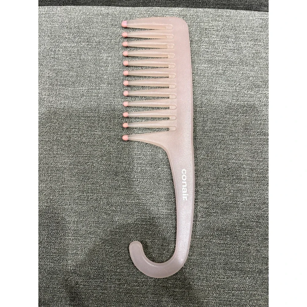 Conair Shower Comb Wide Tooth Styling Tool Detangler Swim Wet Hair w/Hanger‎